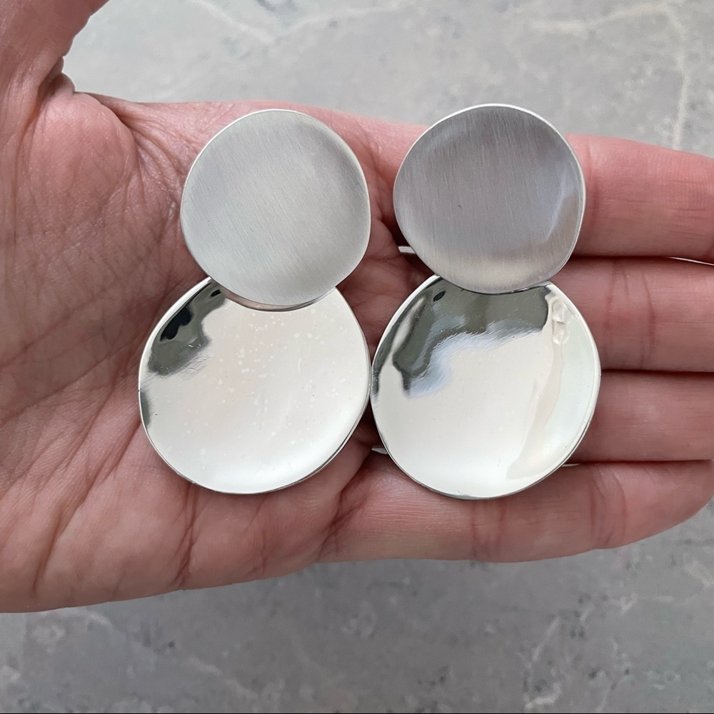 Chloe + Isabel Anniversary Silver Statement Earrings